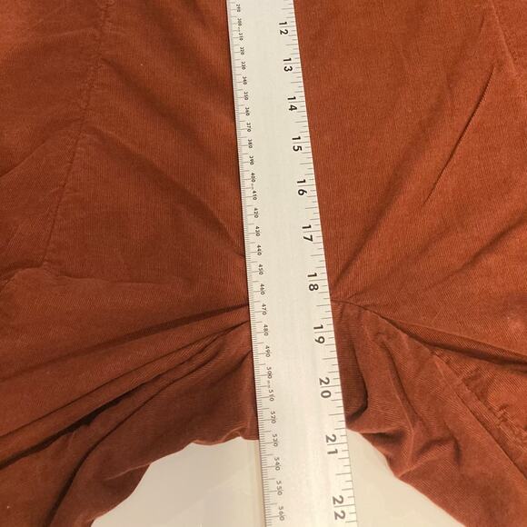 Nwot SHACK INCORPORATED Pants M Micro Corduroy Super-Wide-Barrel Drop Crotch - Picture 10 of 11